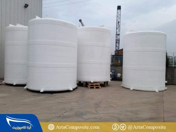 Production of fiberglass GRP tanks